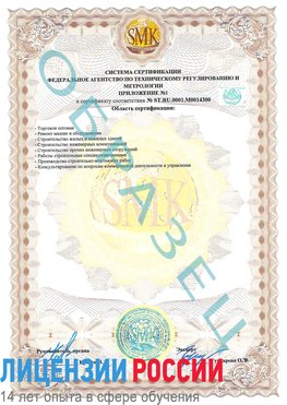 Образец сертификата соответствия (приложение) Петропавловск-Камчатский Сертификат OHSAS 18001