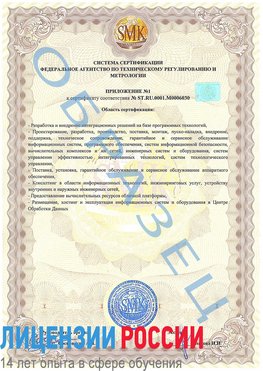 Образец сертификата соответствия (приложение) Петропавловск-Камчатский Сертификат ISO 27001